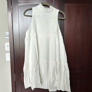 Tuckernuck Pomander Place white gauze midi dress